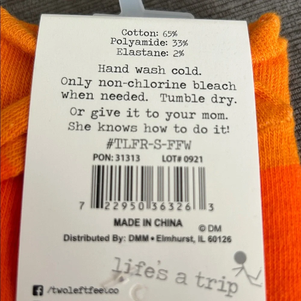 TWO LEFT FEET Retro Remix Crew Socks Friday Theme Small feet size NWT